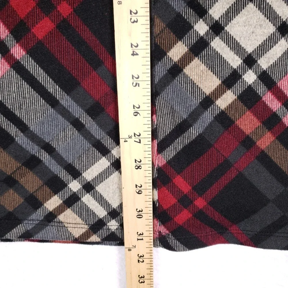 La Nouvelle Renaissance Plaid Bell Sleeve Mini Dress Women Small Academia Grunge